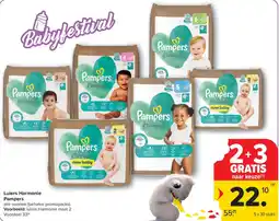 Carrefour Luiers harmonie pampers aanbieding