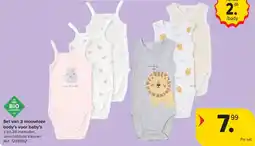 Carrefour Set van 3 mouwloze body's voor baby's aanbieding