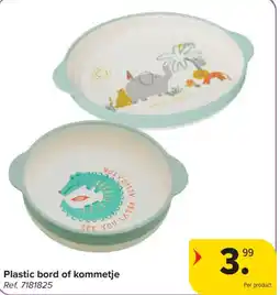 Carrefour Plastic bord of kommetje aanbieding