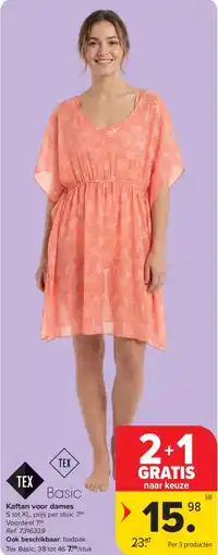 Carrefour Kaftan voor dames aanbieding
