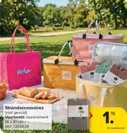 Carrefour Strandaccessoires aanbieding