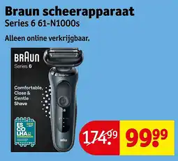 Kruidvat Braun scheerapparaat aanbieding
