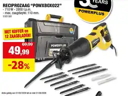 Hubo RECIPROZAAG “POWXBOX022” aanbieding