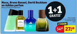 Kruidvat Mexx, Bruno Banani, David Beckham en Adidas parfum aanbieding