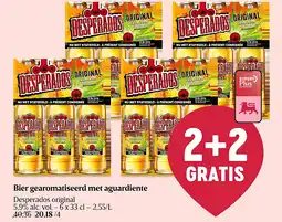 Delhaize Bier gearomatiseerd met aguardiente aanbieding
