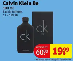 Kruidvat Calvin Klein Be aanbieding