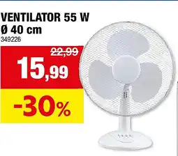 Hubo VENTILATOR 55 W Ø 40 cm aanbieding