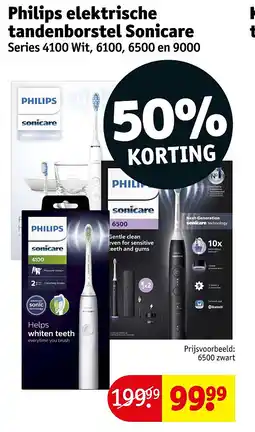 Kruidvat Philips elektrische tandenborstel Sonicare aanbieding