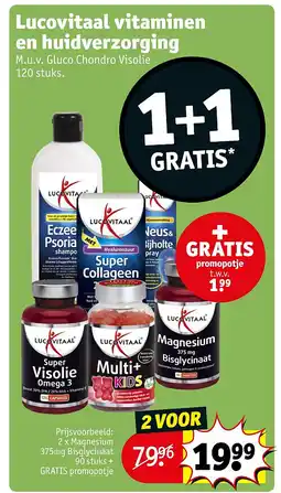 Kruidvat 2 x Magnesium 375mg Bisglycinaat 90 stuks + GRATIS promopotje aanbieding