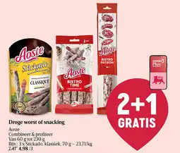 Delhaize Droge worst of snacking aanbieding