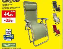 Hubo RELAXZETEL “SUNDAY” aanbieding