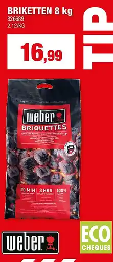 Hubo BRIKETTEN aanbieding