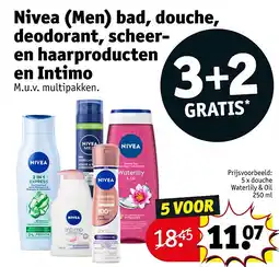Kruidvat Nivea (Men) bad, douche, deodorant, scheeren haarproducten en Intimo aanbieding