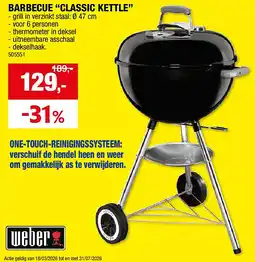 Hubo BARBECUE “CLASSIC KETTLE” aanbieding