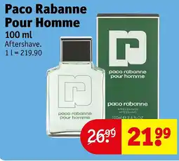 Kruidvat Paco Rabanne Pour Homme aanbieding