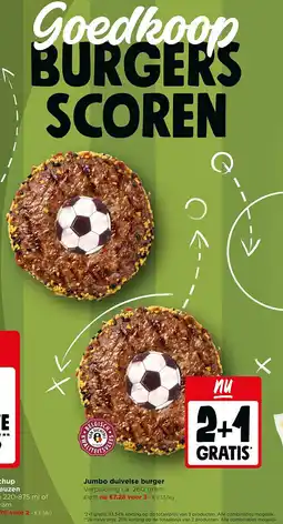 Jumbo Jumbo duivelse burger aanbieding