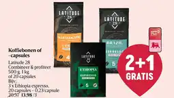 Delhaize Koffiebonen of -capsules aanbieding