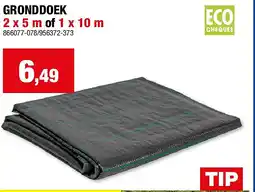 Hubo GRONDDOEK 2 x 5 m of 1 x 10 m aanbieding