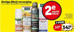 Kruidvat Kneipp (Men) verzorging aanbieding