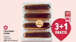 Delhaize Chocoladeéclairs aanbieding