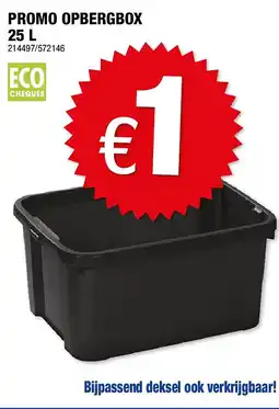 Hubo PROMO OPBERGBOX aanbieding