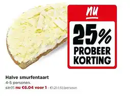 Jumbo Halve smurfentaart aanbieding