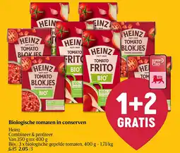 Delhaize Biologische tomaten in conserven aanbieding