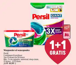 Delhaize Waspoeder of wascapsules aanbieding