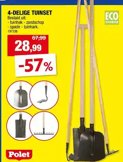 Hubo 4-DELIGE TUINSET aanbieding
