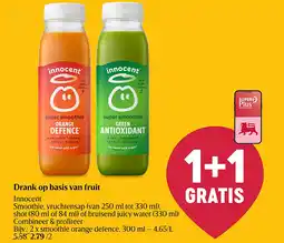 Delhaize Drank op basis van fruit aanbieding