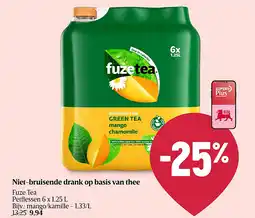 Delhaize Niet-bruisende drank op basis van thee aanbieding