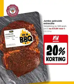 Jumbo Jumbo gekruide entrecôte aanbieding