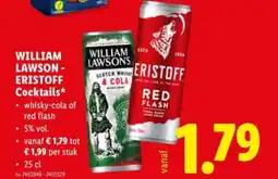 Lidl WILLIAM LAWSON ERISTOFF Cocktails aanbieding