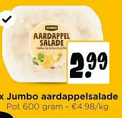 Jumbo Jumbo aardappelsalade aanbieding