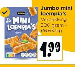 Jumbo Jumbo mini loempia’s aanbieding