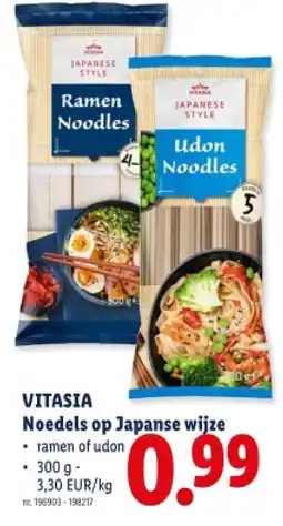 Lidl Noedels op Japanse wijze aanbieding