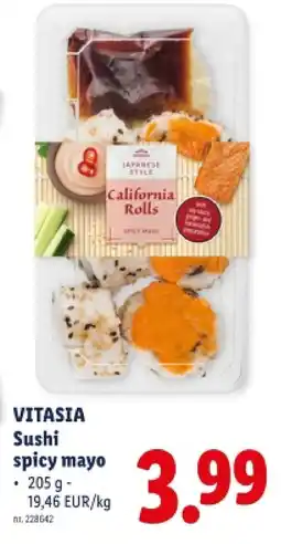 Lidl Sushi spicy mayo aanbieding