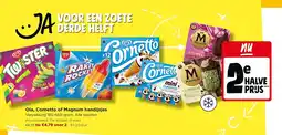 Jumbo Ola, Cornetto of Magnum handijsjes aanbieding