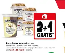 Jumbo Zuivelhoeve yoghurt en vla aanbieding