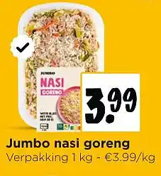 Jumbo Jumbo nasi goreng aanbieding