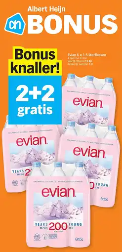 Albert Heijn Evian aanbieding