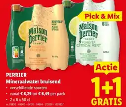 Lidl Mineraalwater bruisend aanbieding