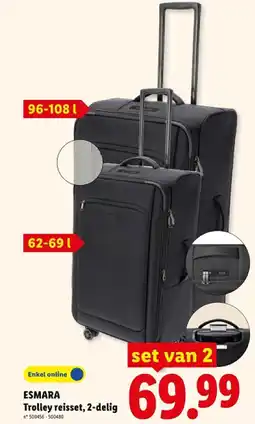Lidl Trolley reisset, 2-delig aanbieding