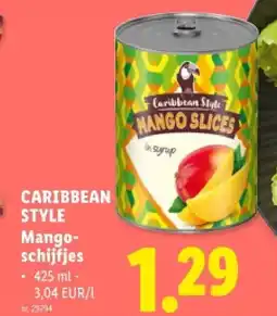Lidl Mango- schijfjes aanbieding