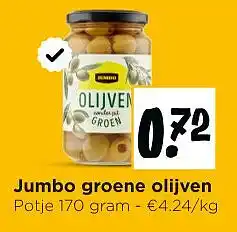 Jumbo Jumbo groene olijven aanbieding