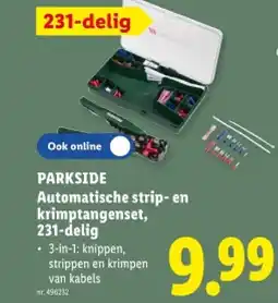 Lidl Automatische strip- en krimptangenset, 231-delig aanbieding