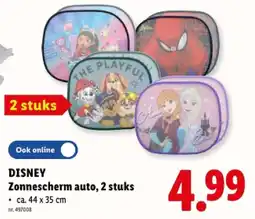 Lidl Zonnescherm auto, 2 stuks aanbieding