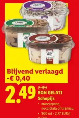 Lidl BON GELATI Schepijs aanbieding