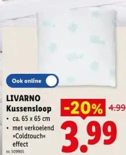 Lidl Kussensloop aanbieding