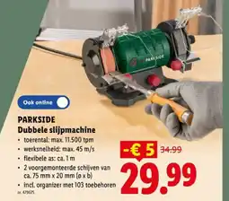 Lidl Dubbele slijpmachine aanbieding